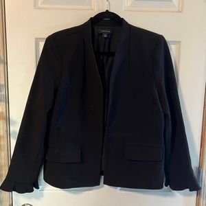 BLACK BLAZER FROM PET FAMILY ANN TAYLOR SIZE 10